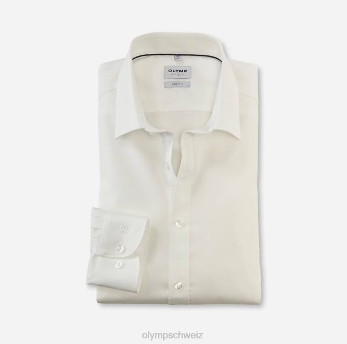 OLYMP Level Five Body Fit, Businesshemd, Langarm extra lang, New York Kent, Hellbeige LBD8865 Kleidung