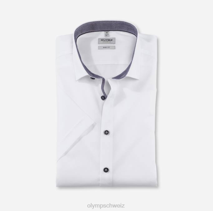 OLYMP Level Five Body Fit, Businesshemd, Modern Kent, Anthrazit LBD8687 Kleidung