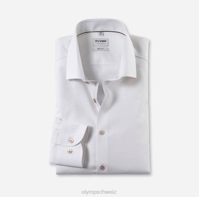 OLYMP Level Five Body Fit, Businesshemd, Modern Kent, Hellbeige LBD8355 Kleidung