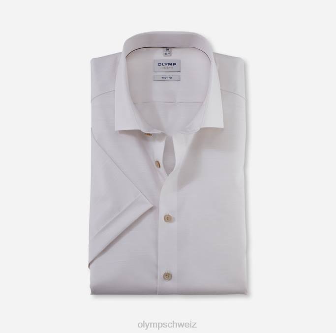 OLYMP Level Five Body Fit, Businesshemd, Modern Kent, Hellbeige LBD8694 Kleidung
