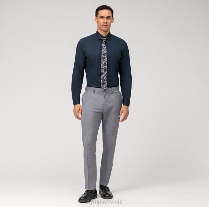 OLYMP Level Five Body Fit, Businesshemd, Modern Kent, Kobalt LBD8513 Kleidung