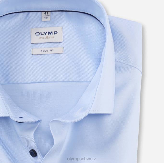 OLYMP Level Five Body Fit, Businesshemd, Modern Kent, Ozone LBD8445 Kleidung
