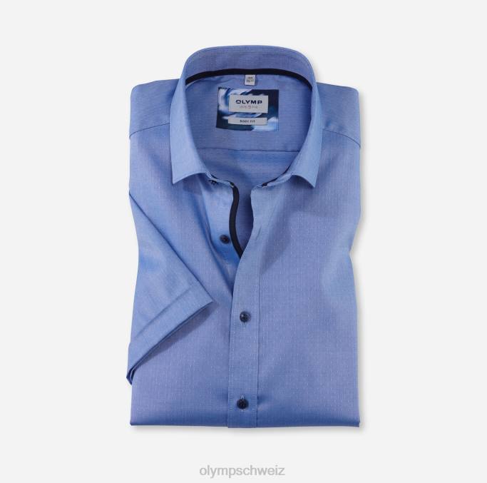 OLYMP Level Five Body Fit, Businesshemd, Modern Kent, Royal LBD8651 Kleidung