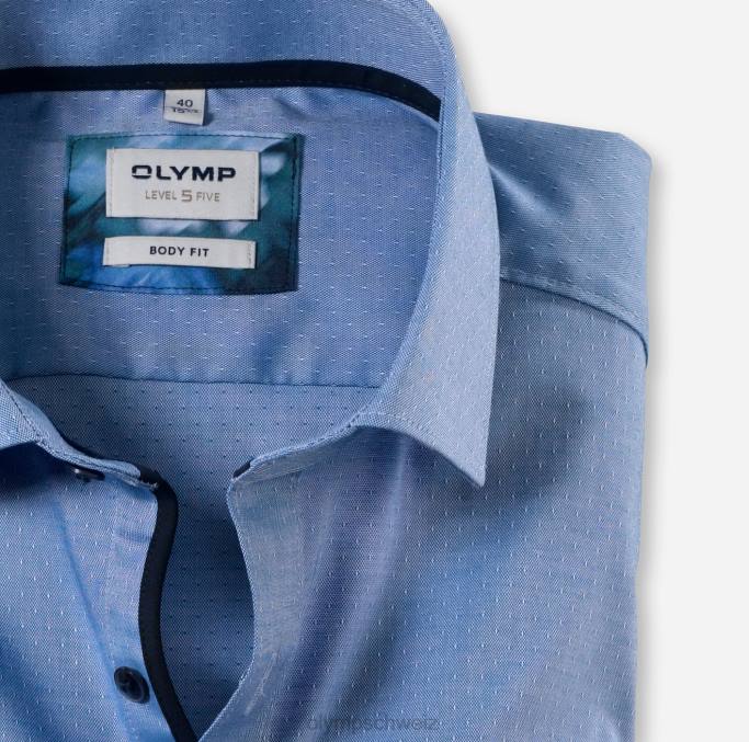 OLYMP Level Five Body Fit, Businesshemd, Modern Kent, Royal LBD8729 Kleidung