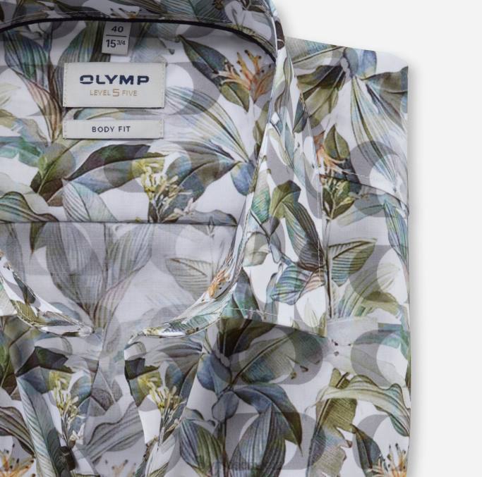 OLYMP Level Five Body Fit, Businesshemd, New York Kent, Messing LBD8350 Kleidung