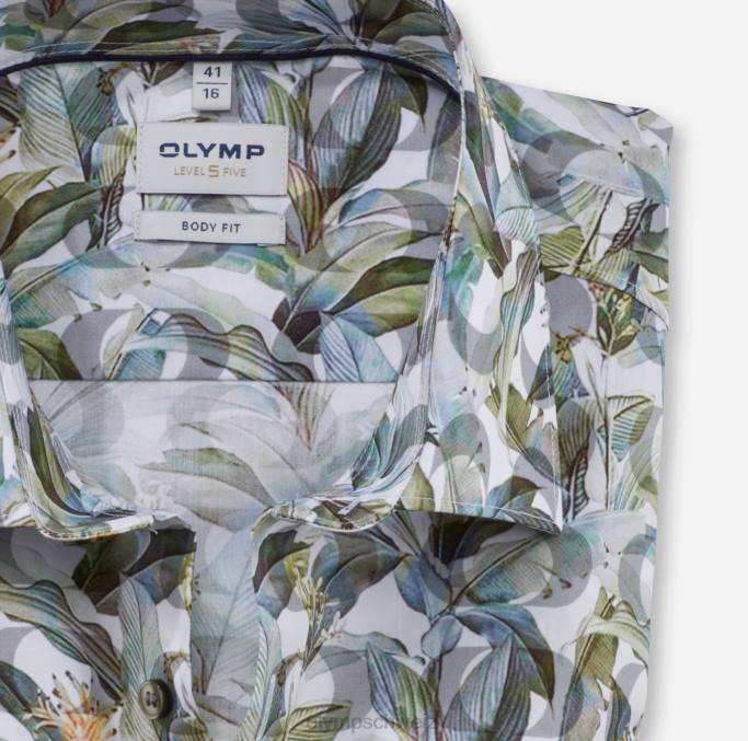 OLYMP Level Five Body Fit, Businesshemd, New York Kent, Messing LBD8745 Kleidung