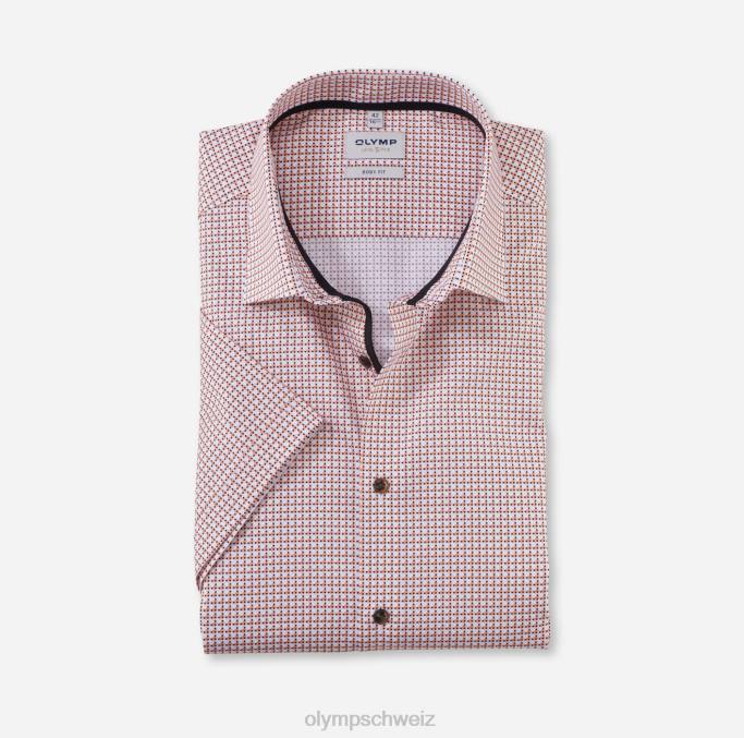 OLYMP Level Five Body Fit, Businesshemd, New York Kent, Orange LBD8637 Kleidung