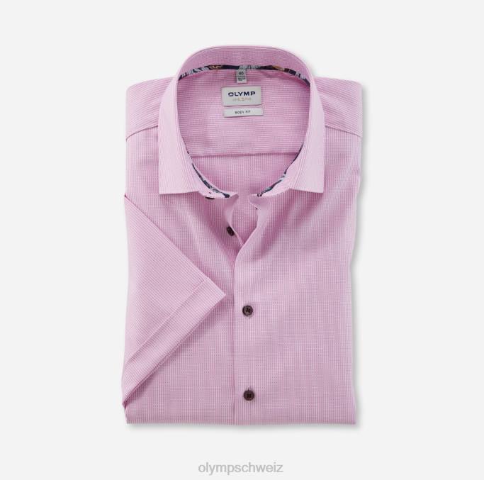 OLYMP Level Five Body Fit, Businesshemd, New York Kent, Rose LBD8370 Kleidung
