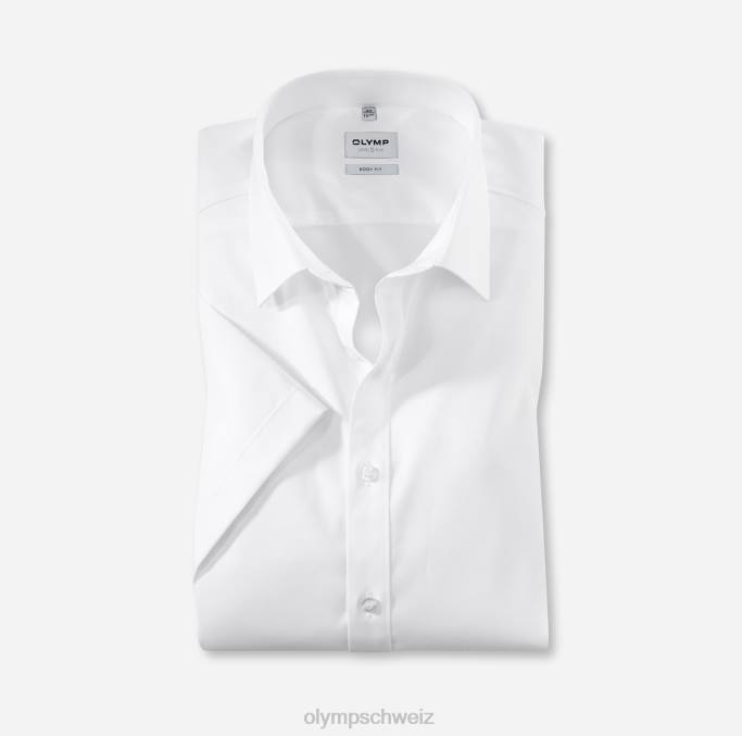 OLYMP Level Five Body Fit, Businesshemd, New York Kent, Weiß LBD8835 Kleidung