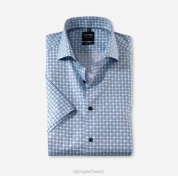 OLYMP Level Five Body Fit, Businesshemd, Royal Kent, Bleu LBD8818 Kleidung