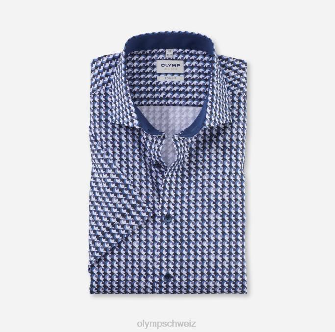 OLYMP Level Five Body Fit, Businesshemd, Royal Kent, Marine LBD8450 Kleidung