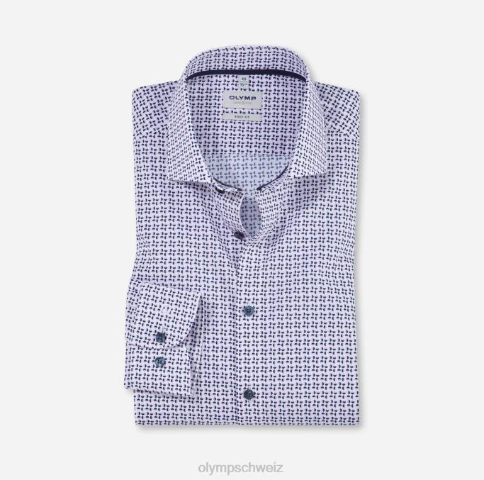 OLYMP Level Five Body Fit, Businesshemd, Royal Kent, Rose LBD8635 Kleidung