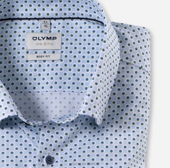 OLYMP Level Five Body Fit, Businesshemd, Under Button-Down, Limette LBD8386 Kleidung