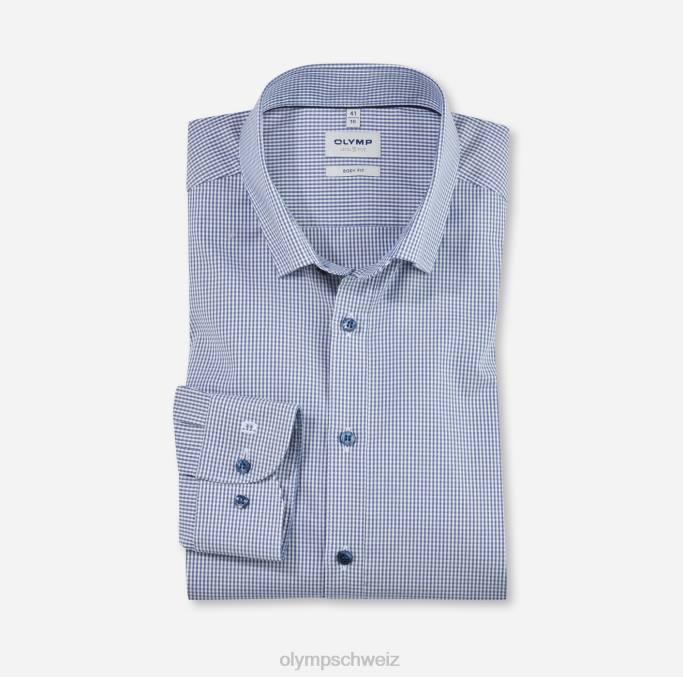 OLYMP Level Five Body Fit, Businesshemd, Under Button-Down, Taupe LBD8788 Kleidung