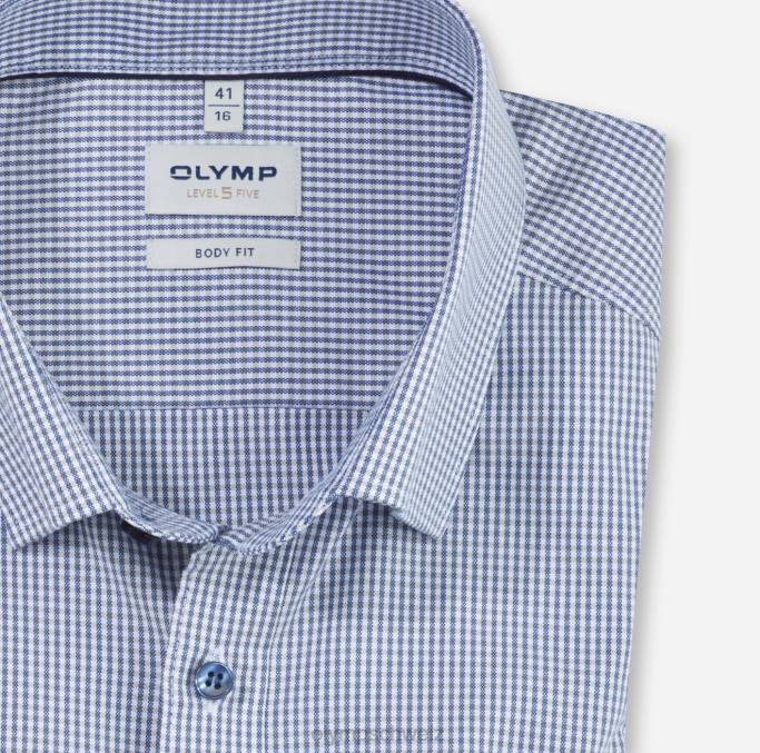 OLYMP Level Five Body Fit, Businesshemd, Under Button-Down, Taupe LBD8788 Kleidung