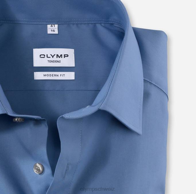 OLYMP tendenz modern fit, Businesshemd, New Kent, Blau LBD81746 Kleidung