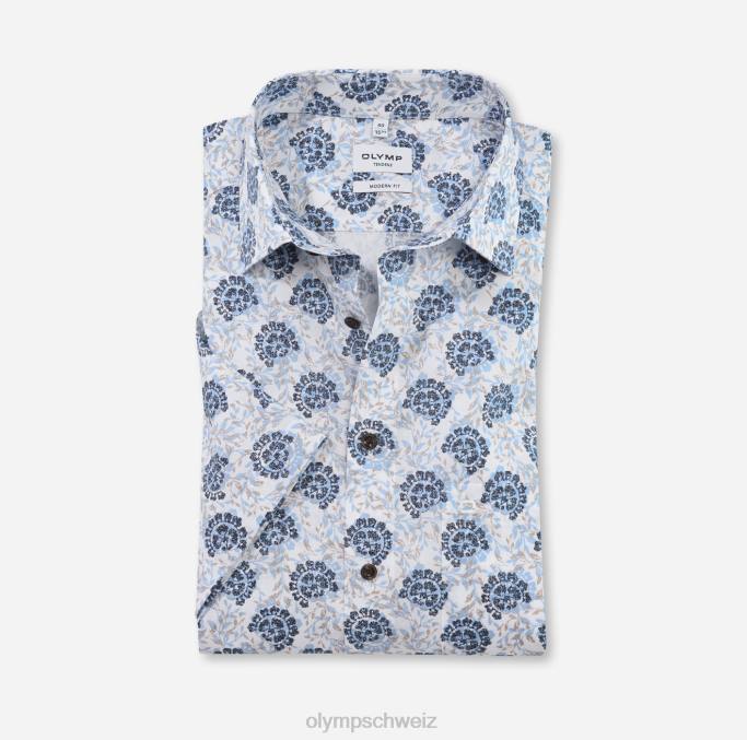 OLYMP tendenz modern fit, Businesshemd, New Kent, Bleu LBD81710 Kleidung