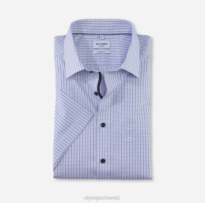 OLYMP tendenz modern fit, Businesshemd, New Kent, Bleu LBD81714 Kleidung