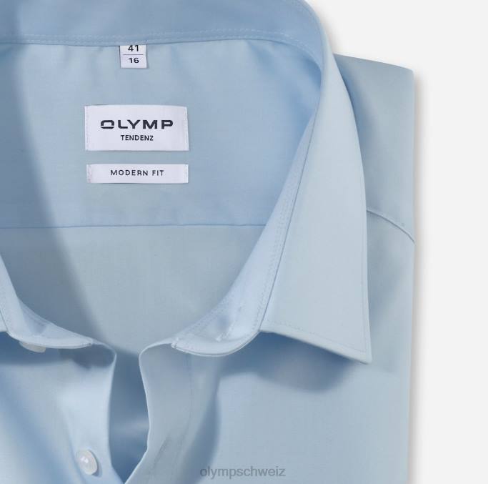OLYMP tendenz modern fit, Businesshemd, New Kent, Bleu LBD81744 Kleidung