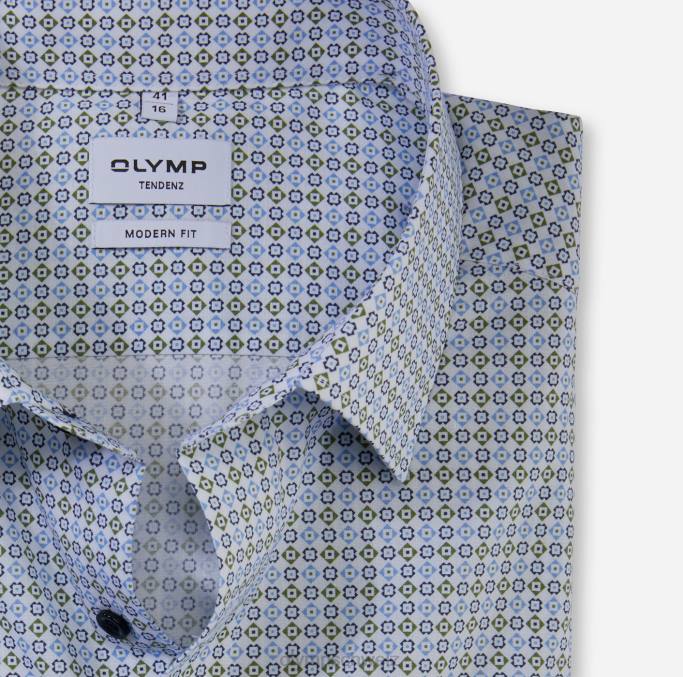 OLYMP tendenz modern fit, Businesshemd, New Kent, Limettengrün LBD81736 Kleidung