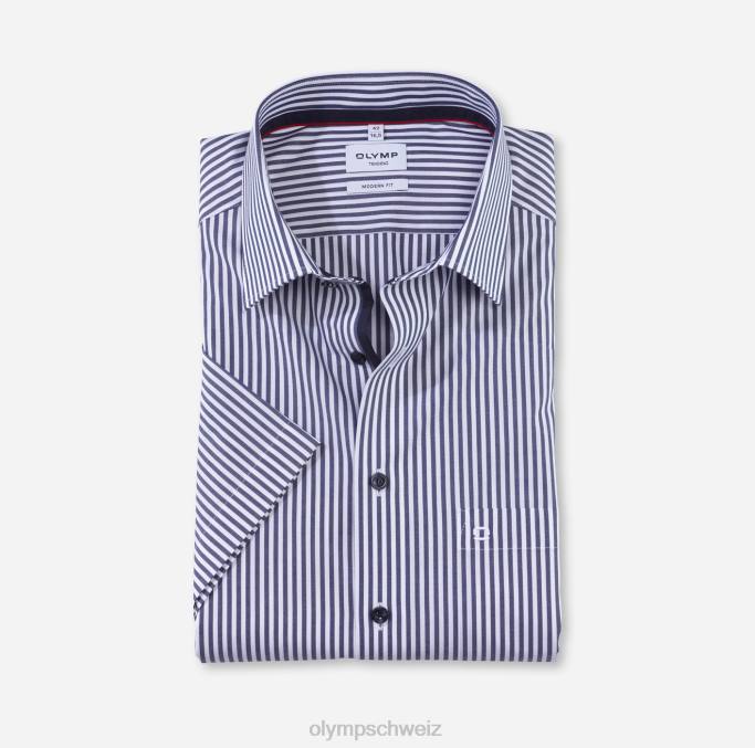 OLYMP tendenz modern fit, Businesshemd, New Kent, Marine LBD81718 Kleidung