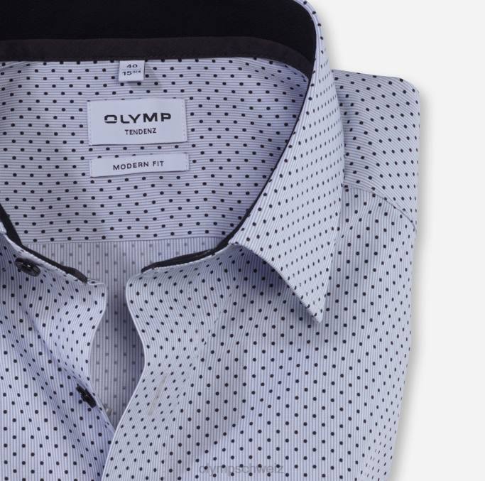 OLYMP tendenz modern fit, Businesshemd, New Kent, Silbergrau LBD81731 Kleidung