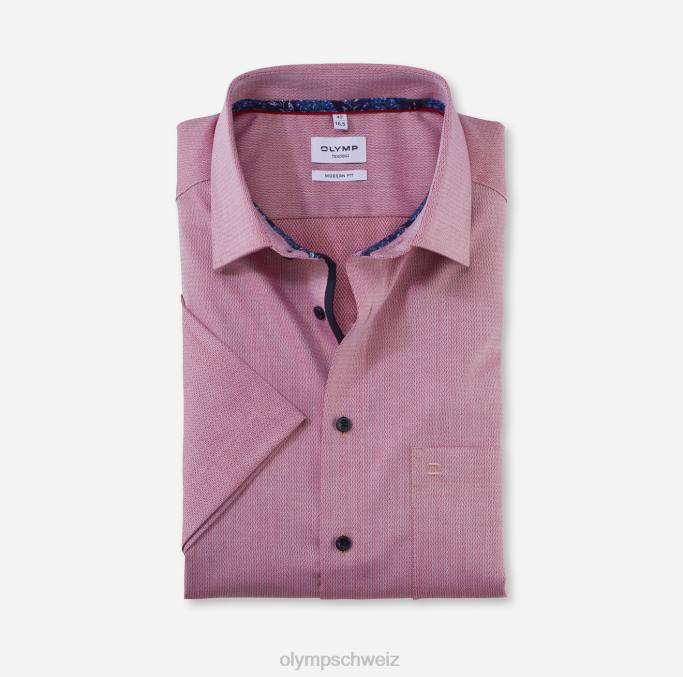 OLYMP tendenz modern fit, Businesshemd, New Kent, rot LBD81722 Kleidung