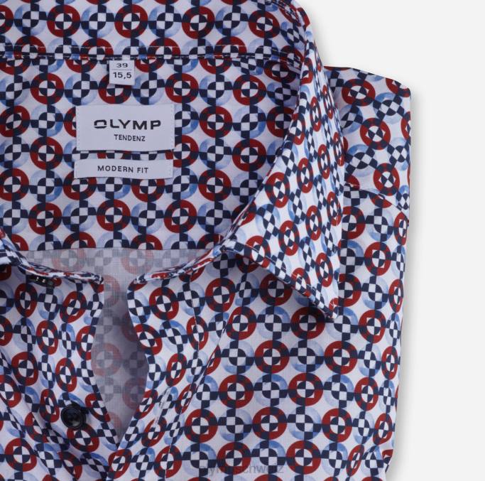 OLYMP tendenz modern fit, Businesshemd, New Kent, rot LBD81740 Kleidung