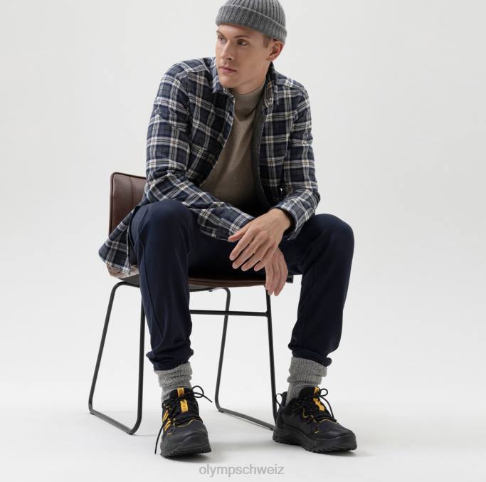 OLYMP Level Five Smart Casual Overshirt, Freizeithemd, Kent, Marine LBD81954 Kleidung