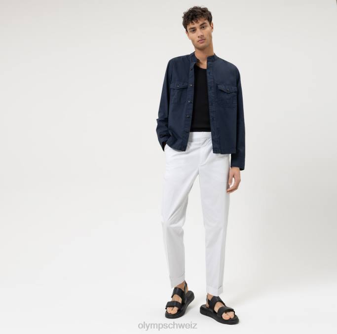 OLYMP Level Five Smart Casual Overshirt, Freizeithemd, Marine LBD81962 Kleidung