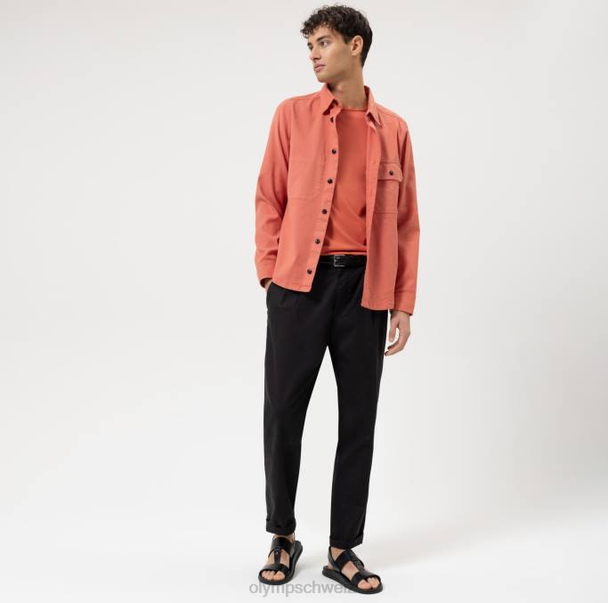 OLYMP Level Five Smart Casual Overshirt, Freizeithemd, Sienna LBD81967 Kleidung