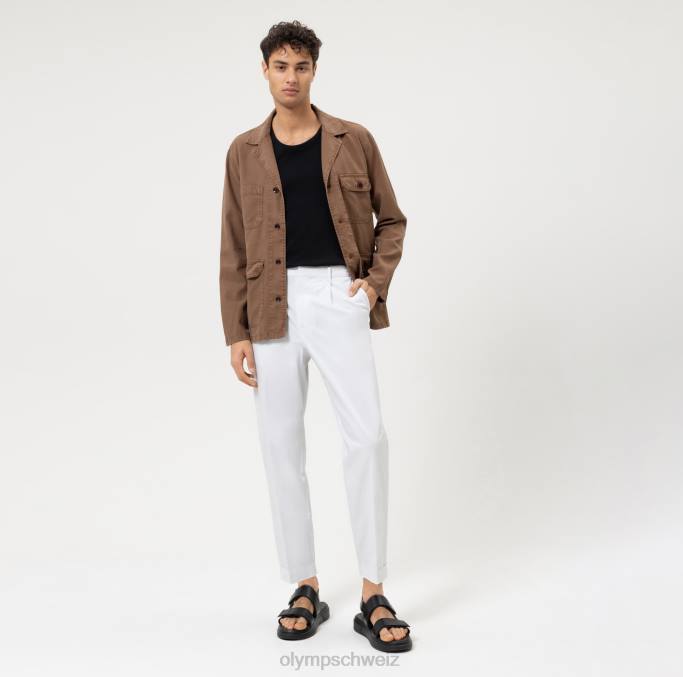 OLYMP Level Five Smart Casual Overshirt, Freizeithemd, braun LBD81961 Kleidung