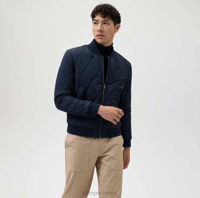 OLYMP Level Five Sweat Body Fit, Jacke, Marine LBD82190 Kleidung