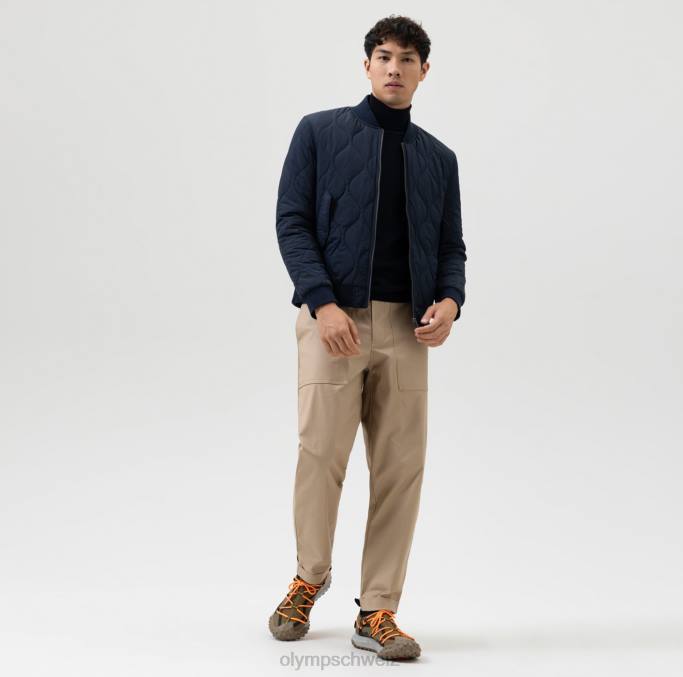 OLYMP Level Five Sweat Body Fit, Jacke, Marine LBD82190 Kleidung