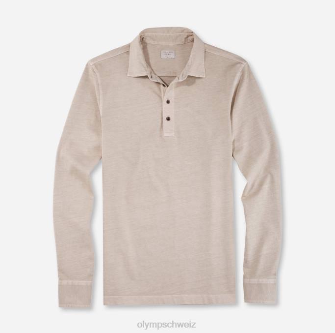 OLYMP Level Five Casual Body Fit, Polo, Beige LBD82106 Kleidung