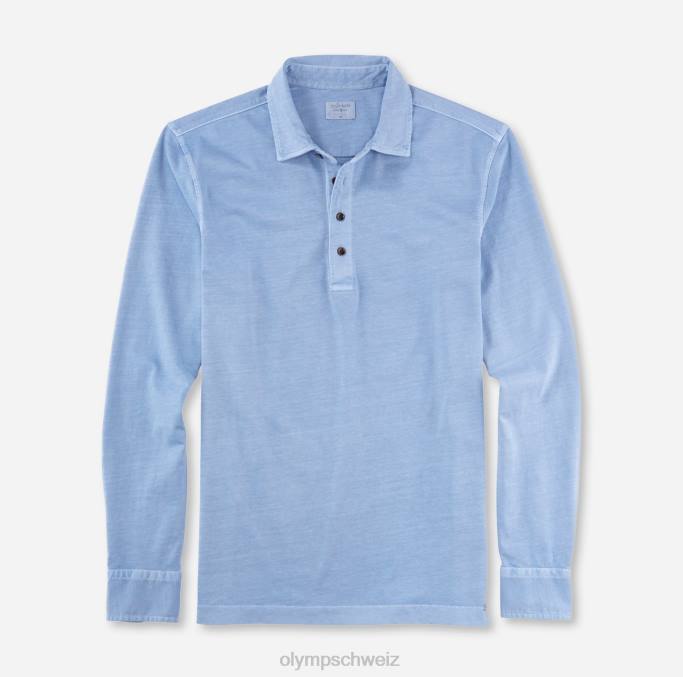 OLYMP Level Five Casual Body Fit, Polo, Blau LBD82173 Kleidung
