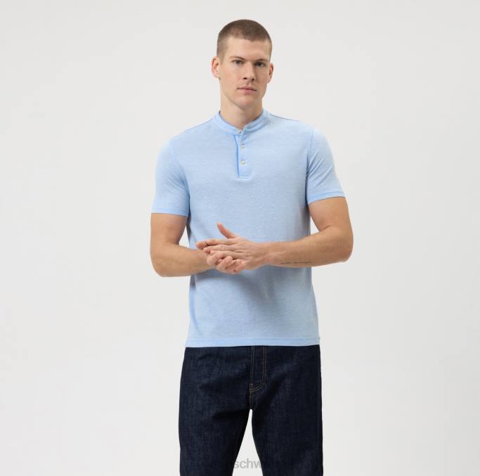 OLYMP Level Five Casual Body Fit, Polo, Hellblau LBD82109 Kleidung