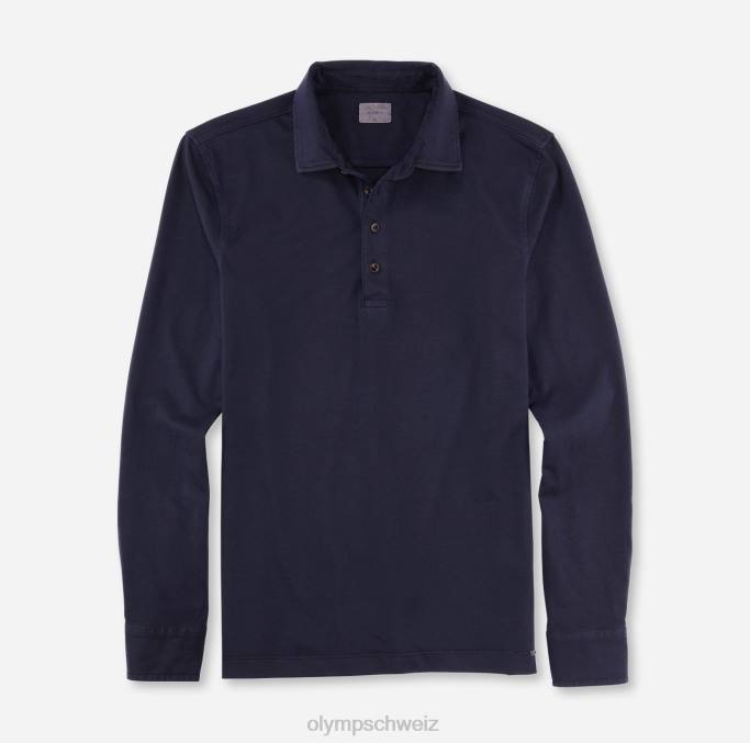 OLYMP Level Five Casual Body Fit, Polo, Marine LBD82142 Kleidung