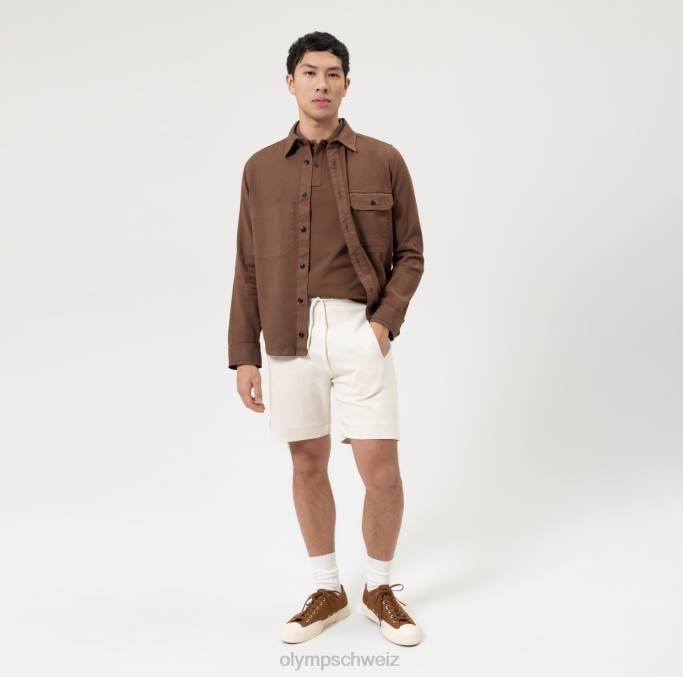 OLYMP Level Five Casual Body Fit, Polo, braun LBD82099 Kleidung