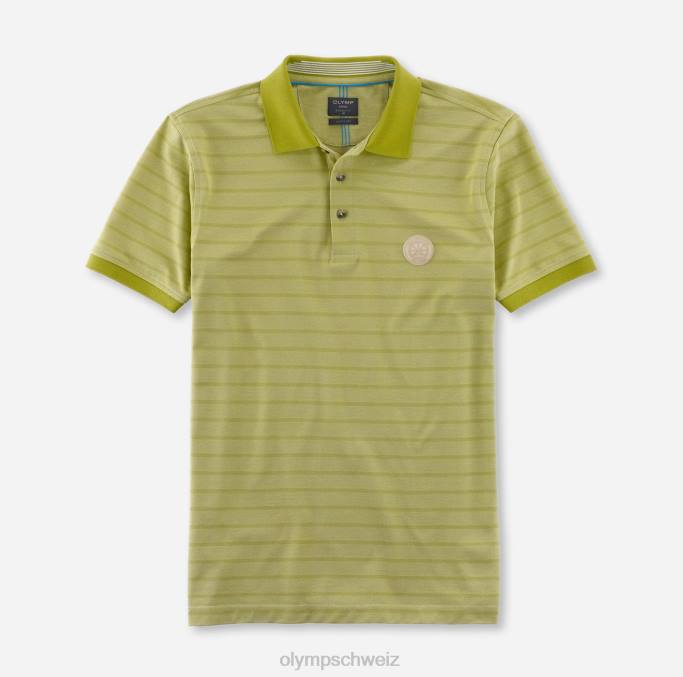 OLYMP lässige moderne Passform, Polo, Limette LBD82152 Kleidung