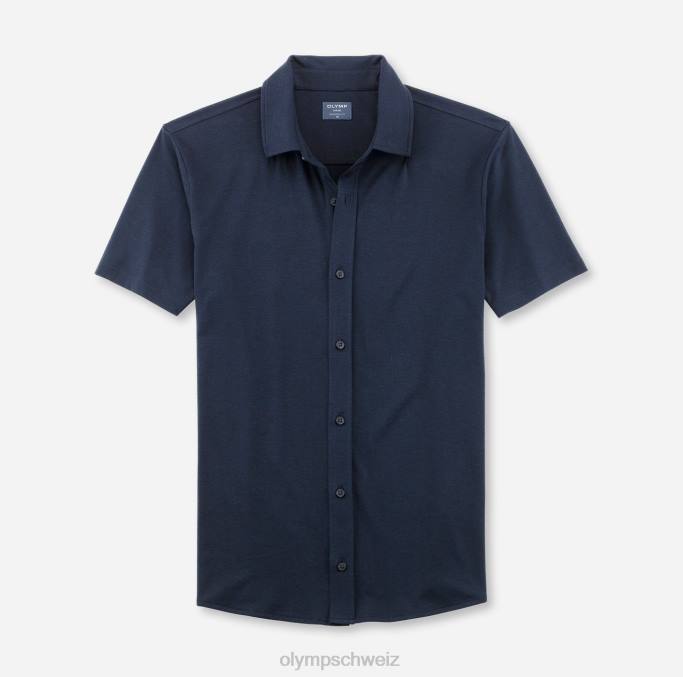 OLYMP lässiger Modern Fit, Polo, Marine LBD82134 Kleidung