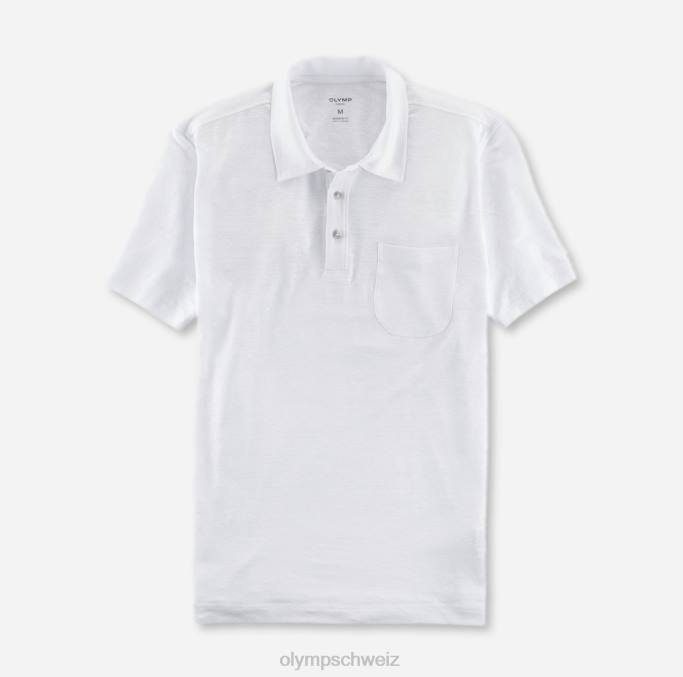 OLYMP lässiger Modern Fit, Polo, gebrochenes Weiß LBD82130 Kleidung