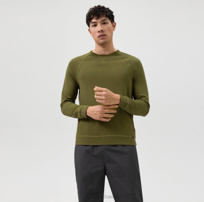 OLYMP Level Five Sweat Body Fit, Limettengrün LBD81922 Kleidung