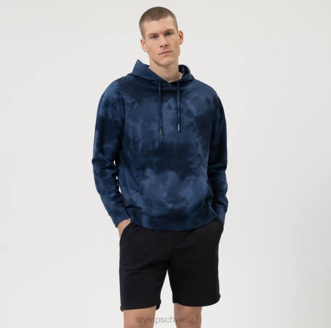 OLYMP Level Five Sweat Body Fit, Sweatshirt, Marine LBD81917 Kleidung