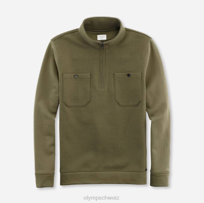 OLYMP Level Five Sweat Body Fit, oliv LBD81923 Kleidung