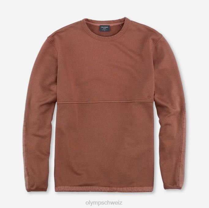 OLYMP Sweat modern fit, dunkelrot LBD81928 Kleidung