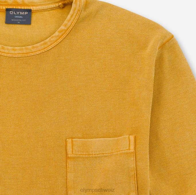 OLYMP Lässiger moderner Schnitt, T-Shirt, Mais LBD82057 Kleidung