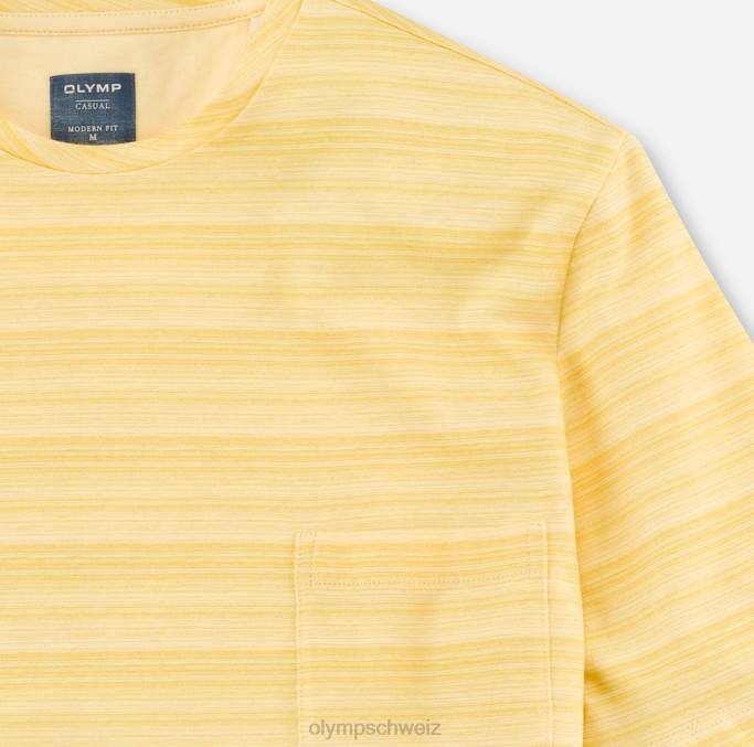 OLYMP Lässiger moderner Schnitt, T-Shirt, Mais LBD82062 Kleidung