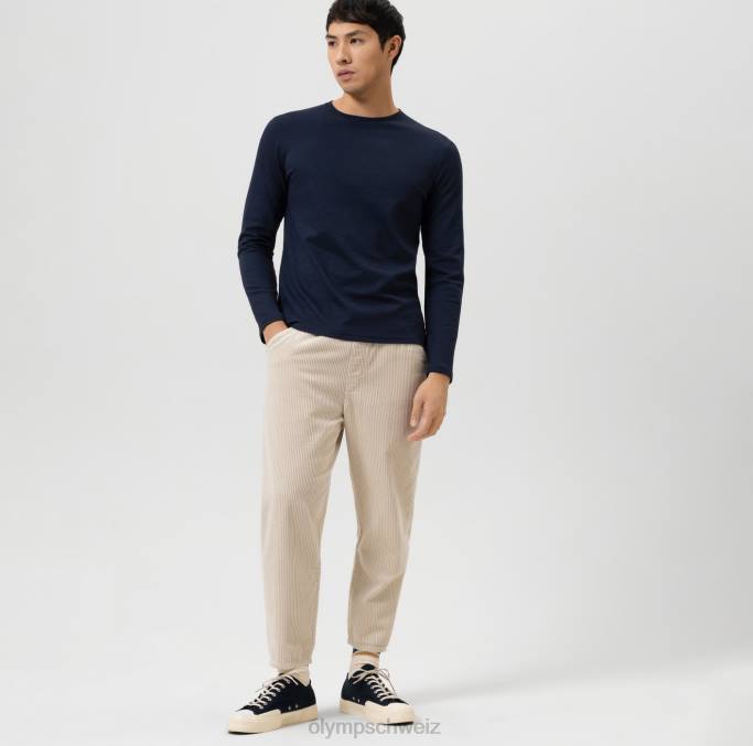 OLYMP Level Five Casual Body Fit, T-Shirt, Marine LBD82059 Kleidung