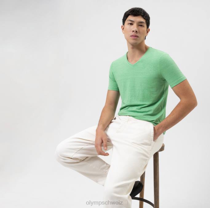 OLYMP Level Five Casual Body Fit, T-Shirt, hellgrün LBD82000 Kleidung